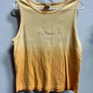 EUC | 2001 Vintage Y2K Old Navy Crop Bling Tank | Women’s Size XL